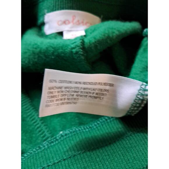 Colsie Womens 2 Piece Green pajamas Sweatshirt And Shorts Size XS - Picture 9 of 9
